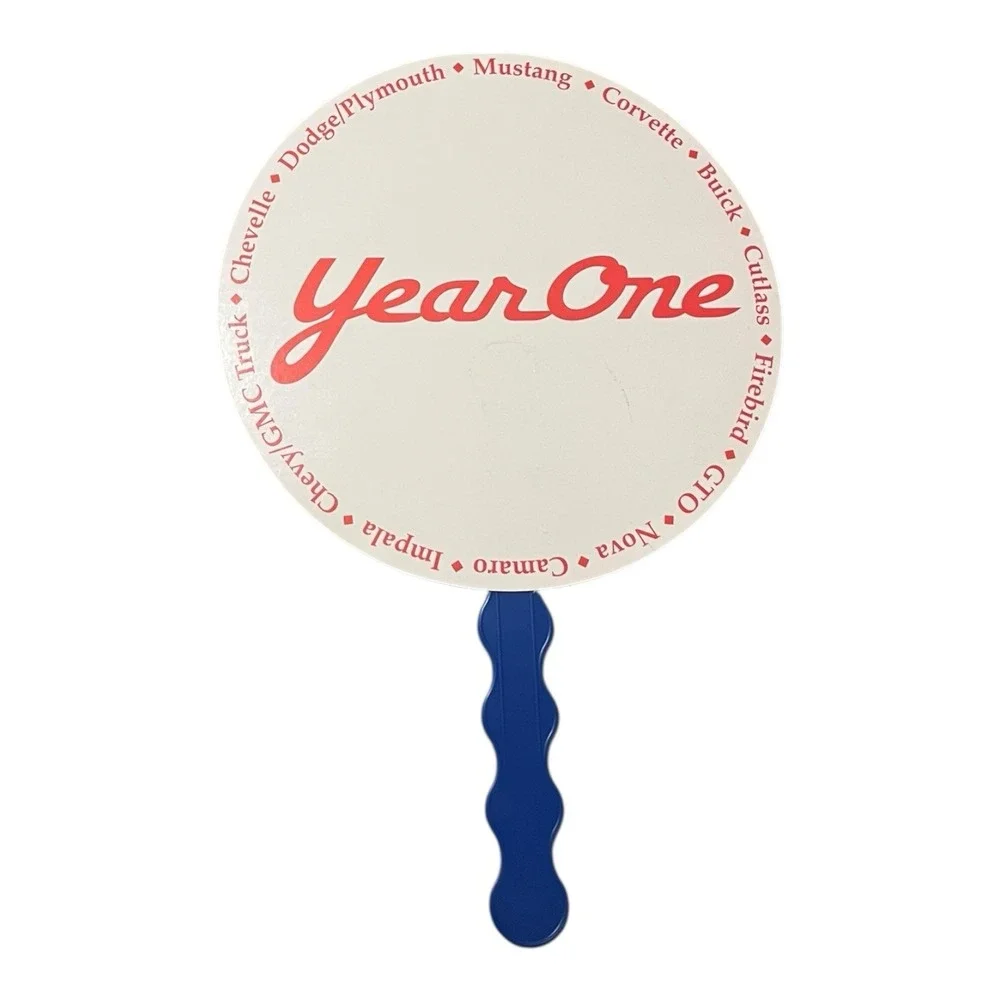 Funny Year One Summer Survival Variable Speed No Batteries Advertising Fan
